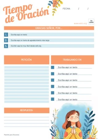 Edita un Diario de Oración Edita un Diario de Oración