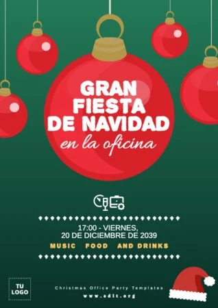 Edita un flyer de Fiesta Corporativa