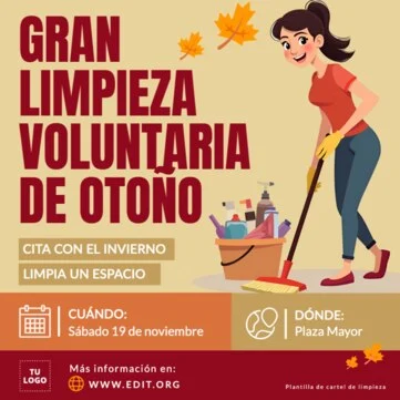 Edita una Tarjeta de otoño