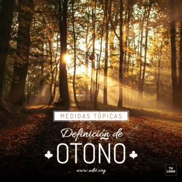 Edita una Tarjeta de otoño