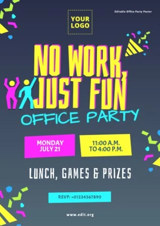 Edit a Company Party poster