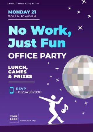 Edit a Company Party poster