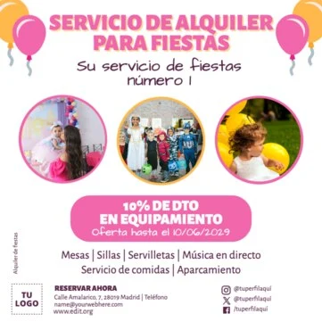 Edita un anuncio de alquiler de frases