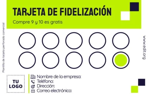 Edita una Tarjeta de Puntos