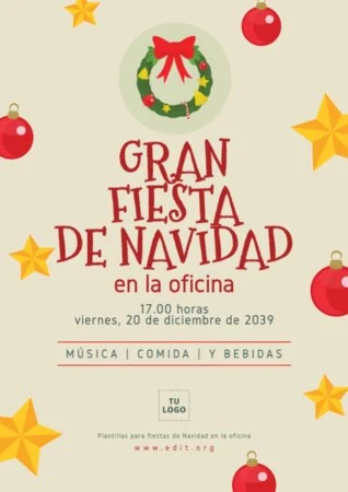 Edita un flyer de Fiesta Corporativa