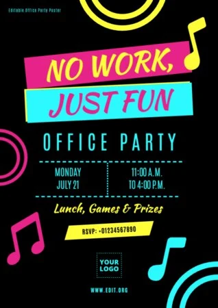 Edit a Company Party poster