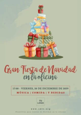 Edita un flyer de Fiesta Corporativa