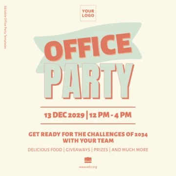 Edit a Company Party poster