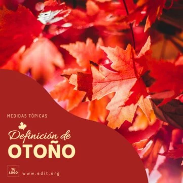 Edita una Tarjeta de otoño