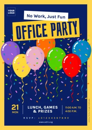 Edit a Company Party poster