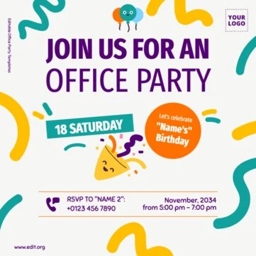 Edit a Company Party poster