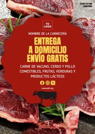 Edita un póster de Carnicería