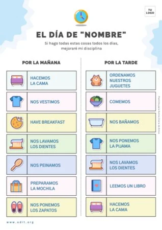 Edita una plantilla de rutina