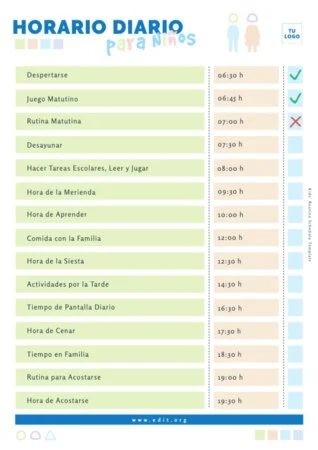 Edita una plantilla de rutina