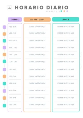 Edita una plantilla de rutina