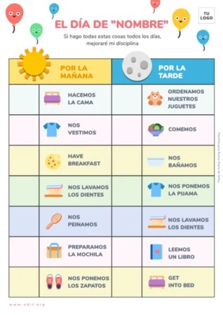 Edita una plantilla de rutina