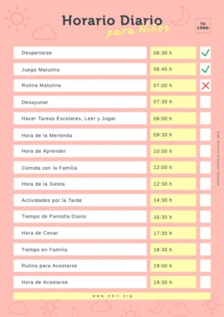 Edita una plantilla de rutina