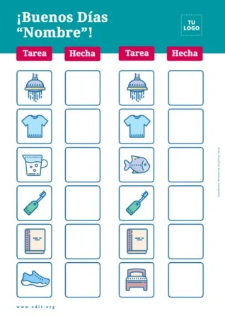 Edita una plantilla de rutina