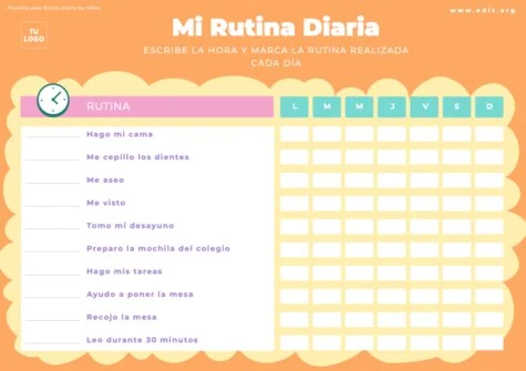 Edita una plantilla de rutina Edita una plantilla de rutina