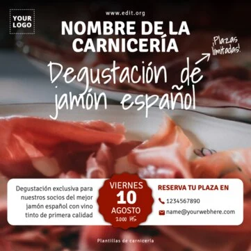 Edita un póster de Carnicería