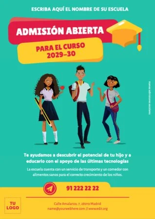 Edita un anuncio de matrícula abierta
