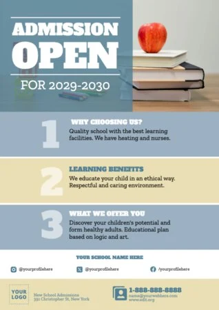 Editar um anúncio de matrícula aberta