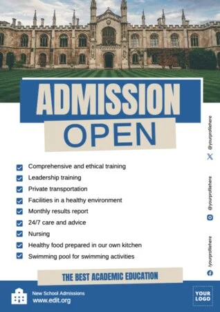 Editar um anúncio de matrícula aberta