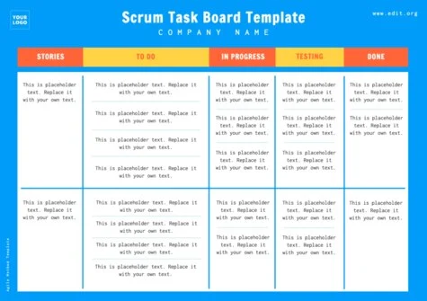 Edit an Agile project template