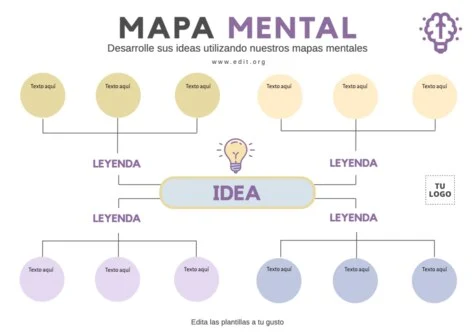 Edita una Infografía de Burbujas