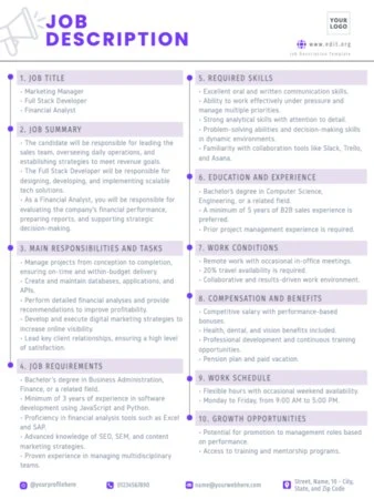 Edit a Job Spec template