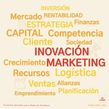 Edita una Nube de Términos