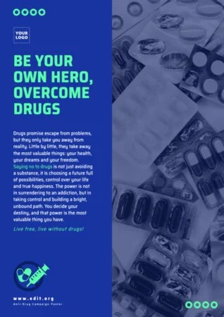 Edit a No Drugs Sign