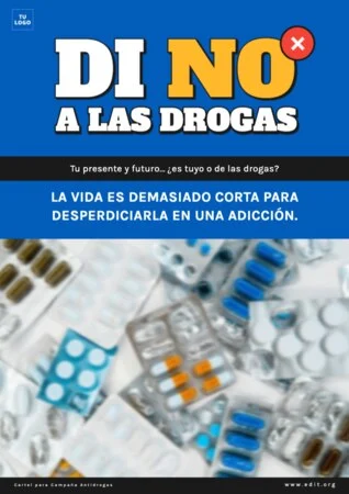 Edita carteles antidrogas