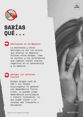 Edita carteles antidrogas