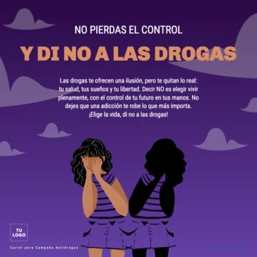 Edita carteles antidrogas