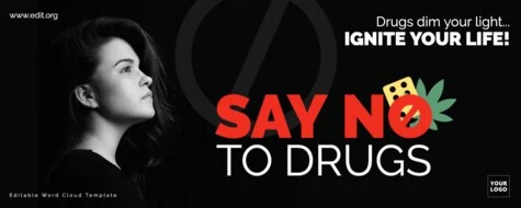 Edit a No Drugs Sign