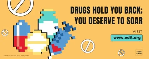 Edit a No Drugs Sign