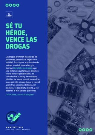 Edita carteles antidrogas