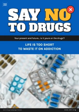 Edit a No Drugs Sign