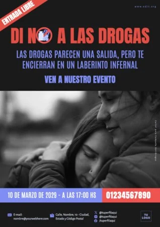 Edita carteles antidrogas