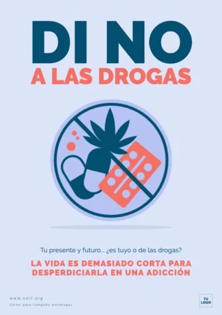 Edita carteles antidrogas