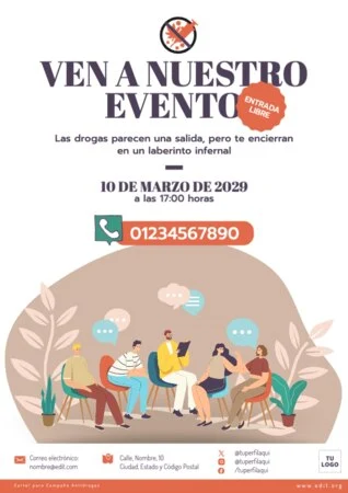 Edita carteles antidrogas