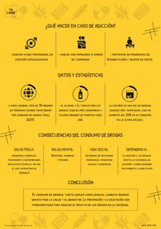 Edita carteles antidrogas