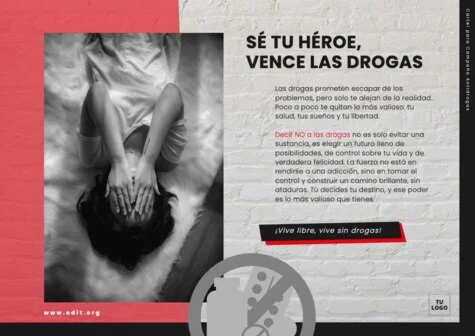 Edita carteles antidrogas