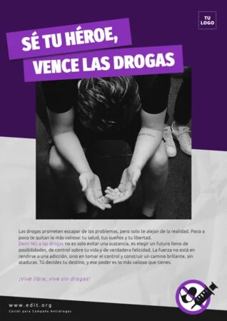 Edita carteles antidrogas