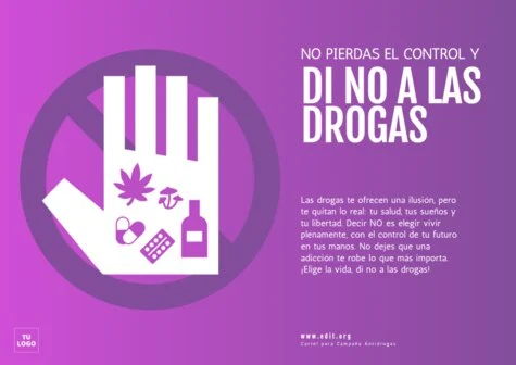 Edita carteles antidrogas
