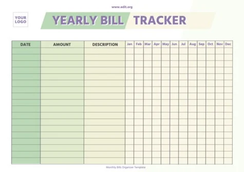 Edit a Bill Organizer