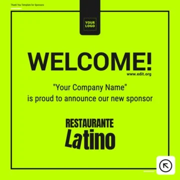 Edit a Flyer for Sponsorship