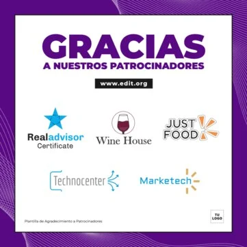 Edita un cartel para patrocinio