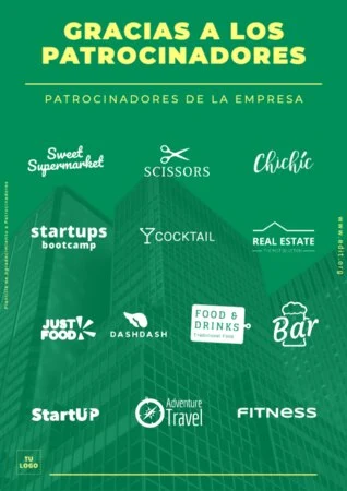 Edita un cartel para patrocinio